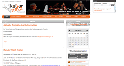 Desktop Screenshot of kulturnetz-tuebingen.de
