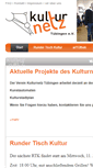 Mobile Screenshot of kulturnetz-tuebingen.de